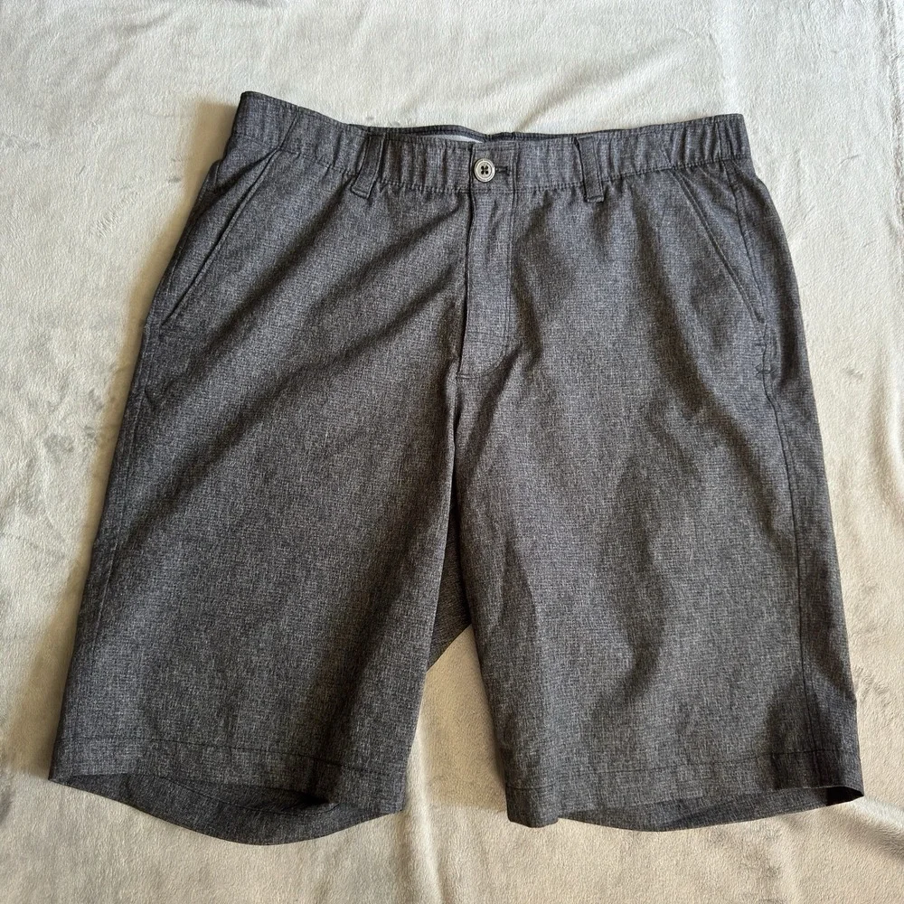 Under Armour Shorts Mens Match Play Golf 34 Gray preppy, athleisure active wear